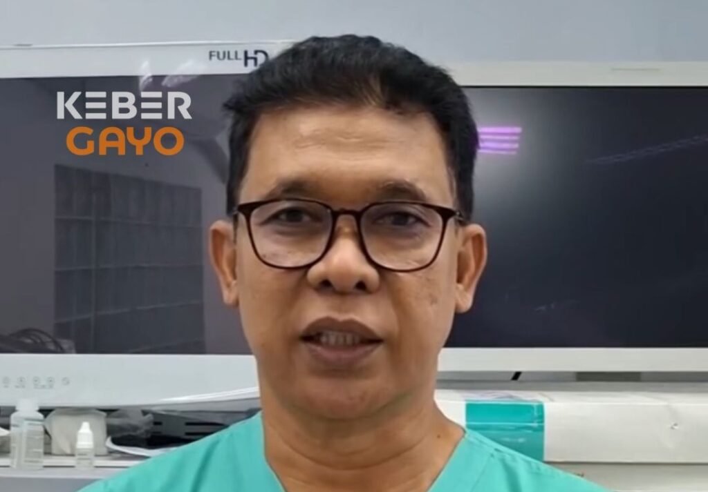 Direktur RSUD Datu Beru Takengon, dr. H. Gusnarwin, Sp.B